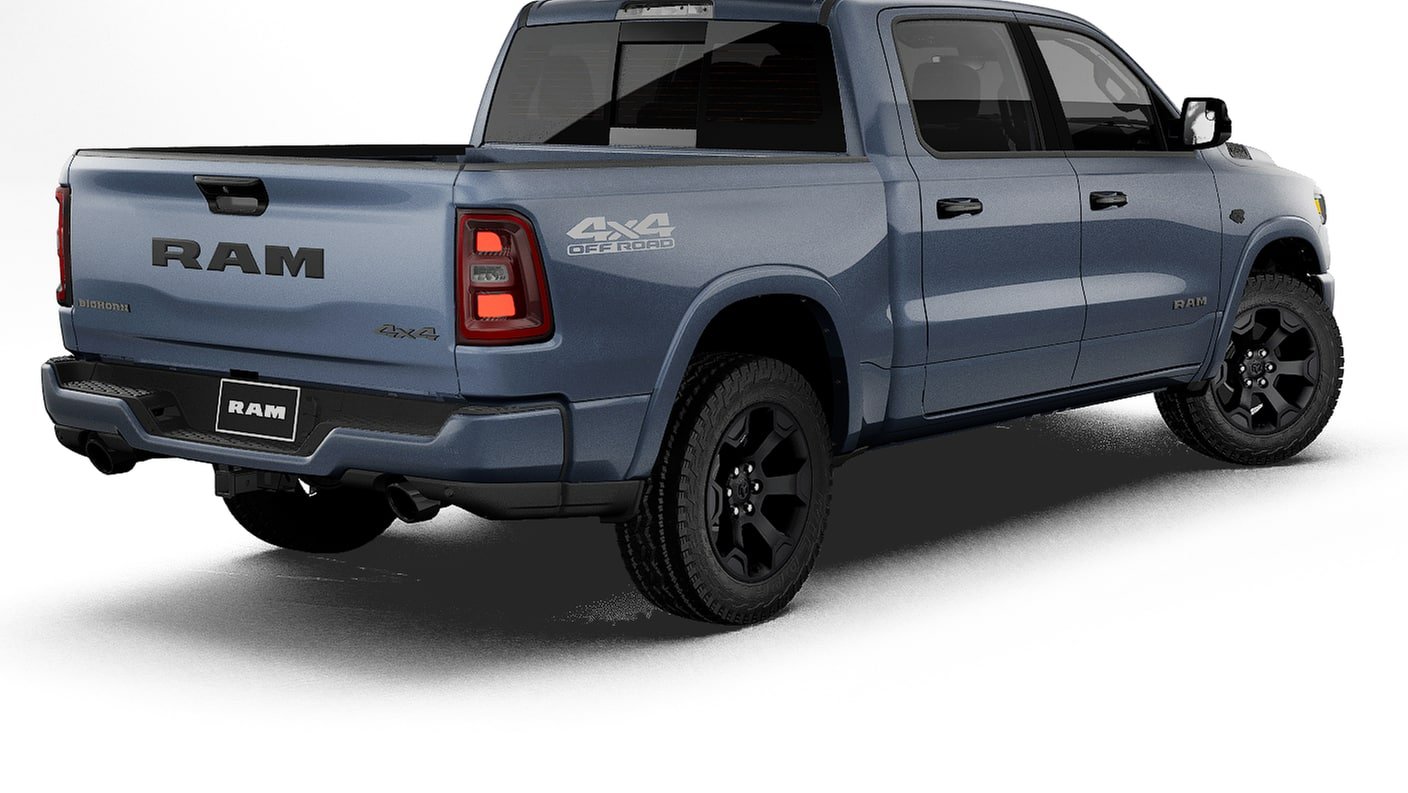 New 2027 Forged Blue Metallic Exterior Paint RAM BIG HORN image 14
