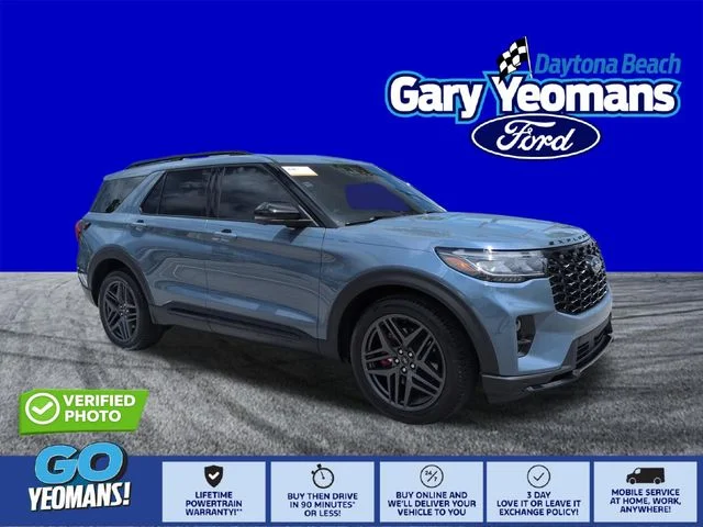 Certified Used 2025 Vapor Blue Ford ST image 1