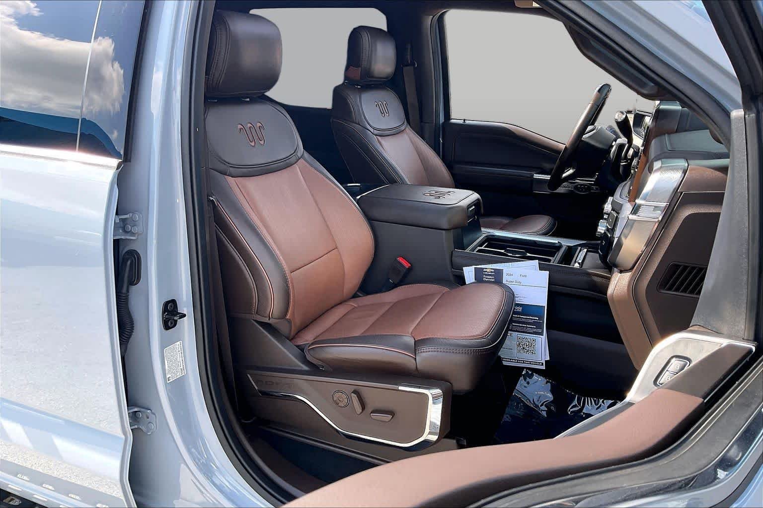 Used 2024 Glacier Gray Metallic Tri-Coat Ford King Ranch image 8