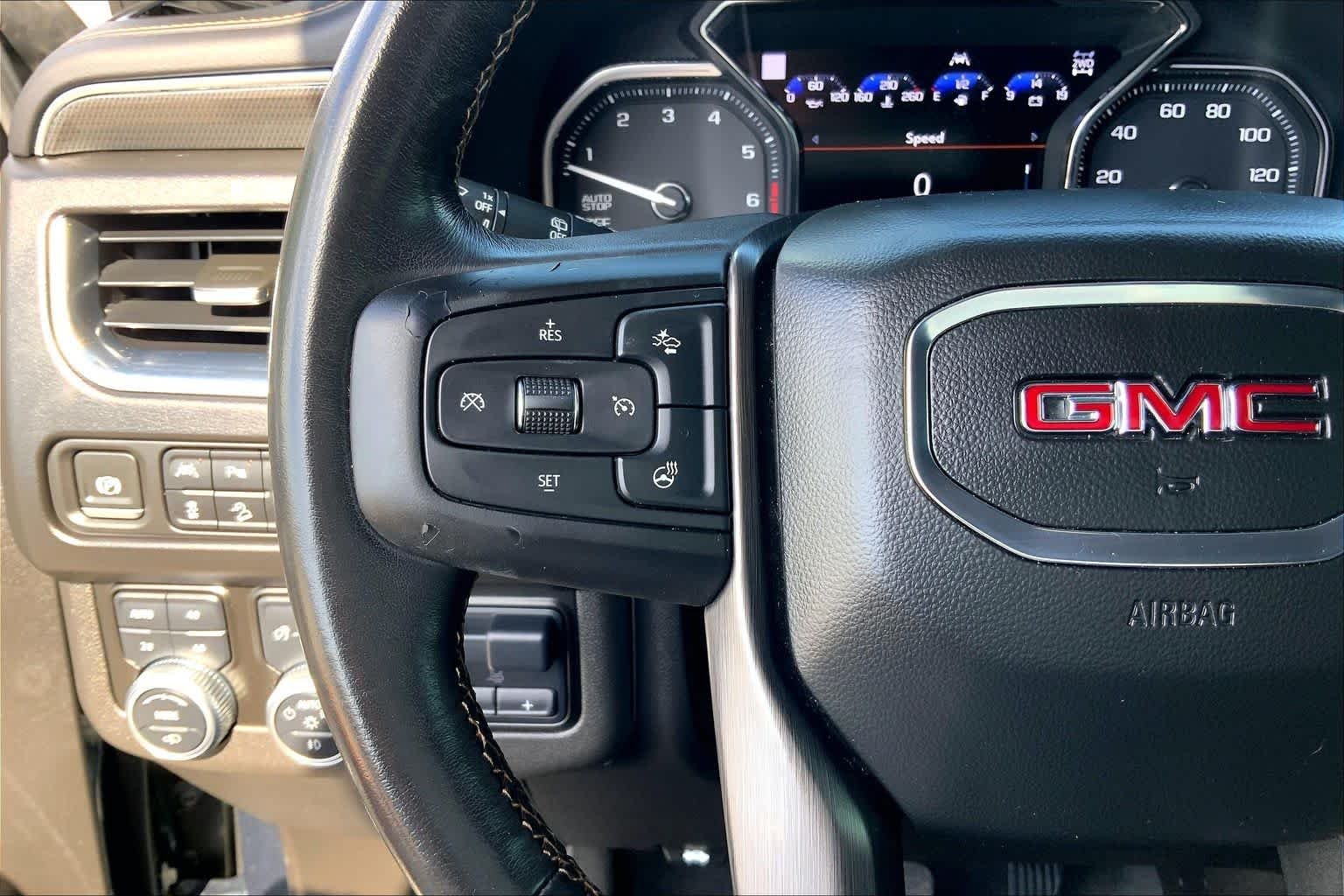 Used 2021 Dark Sky Metallic GMC AT4 image 45