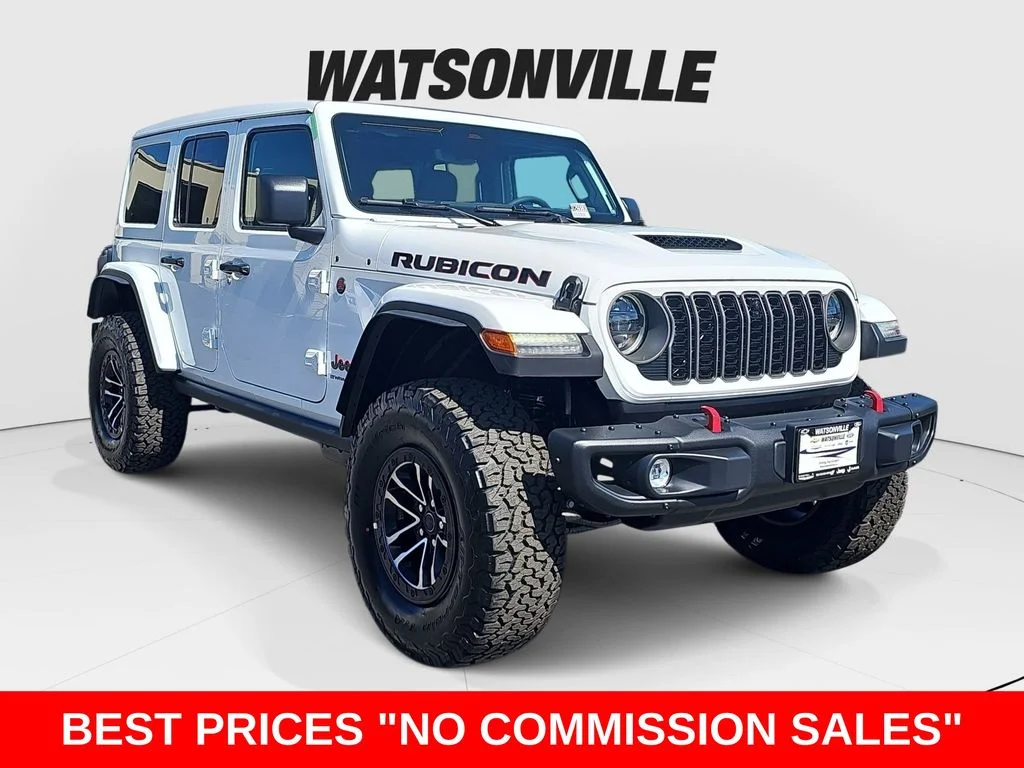 New 2026 Bright White Clear-Coat Exterior Paint Jeep Rubicon X image 1