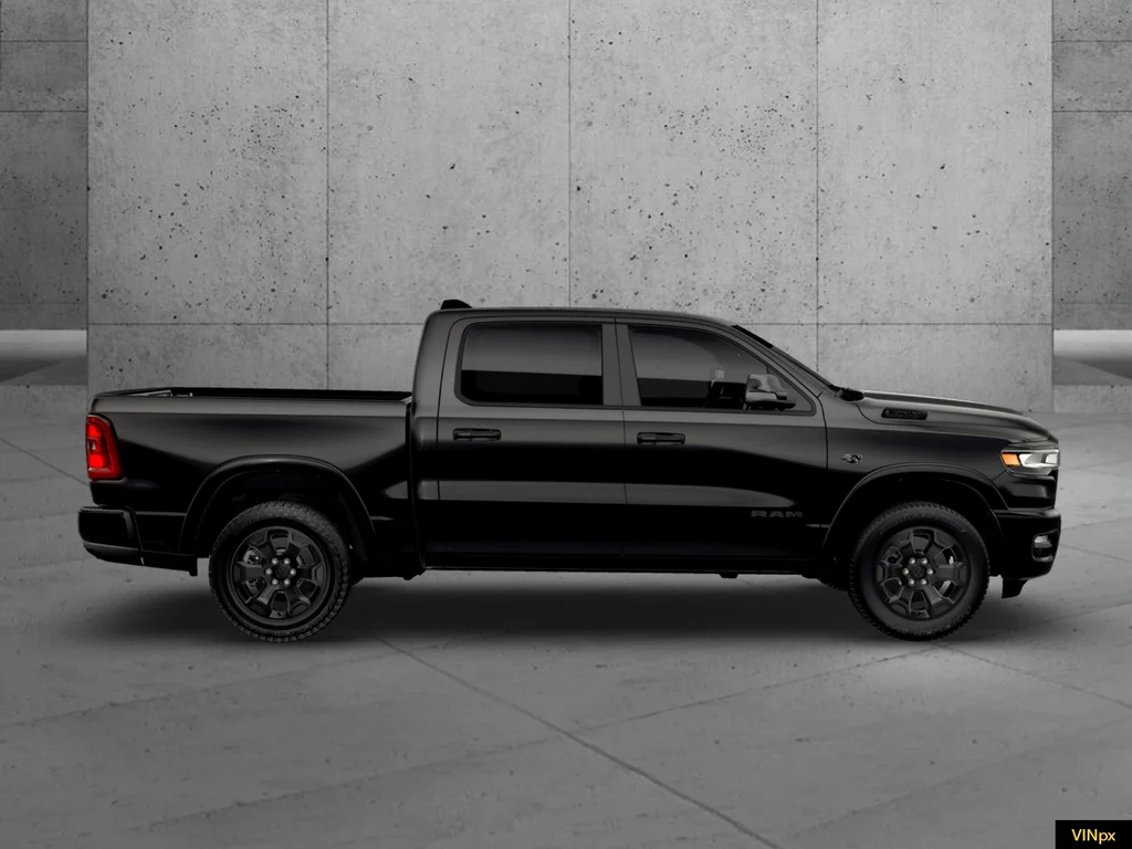 New 2026 Diamond Black Crystal Pearl-Coat Exterior Paint RAM Big Horn/Lone Star image 7