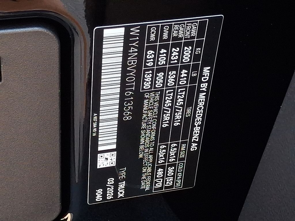 New 2026 Jet Black Mercedes-Benz Cargo 144 WB image 21