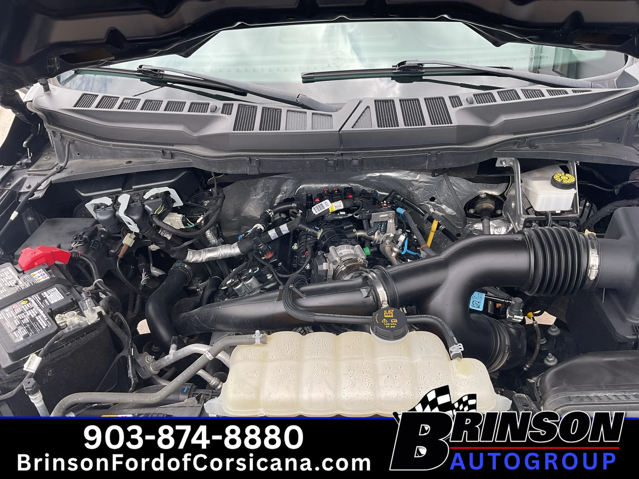 Used 2024 Agate Black Metallic Ford STX image 11