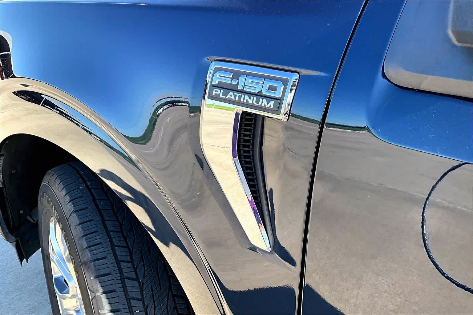 Used 2023 Antimatter Blue Metallic Ford Platinum image 33