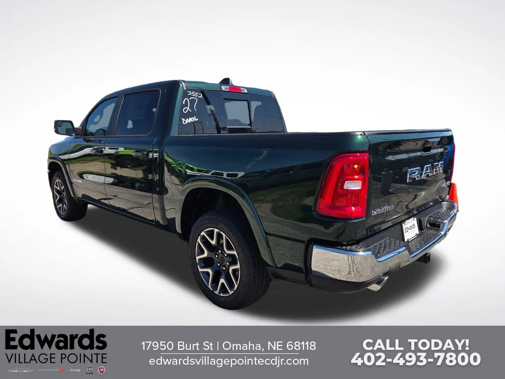 New 2026 Serrano-Green Metallic Exterior Paint RAM Laramie image 5