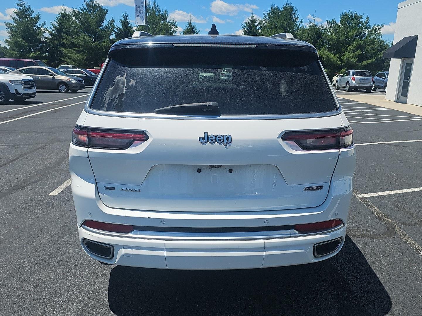 Used 2022 Bright White Clea Jeep Summit Reserve image 7