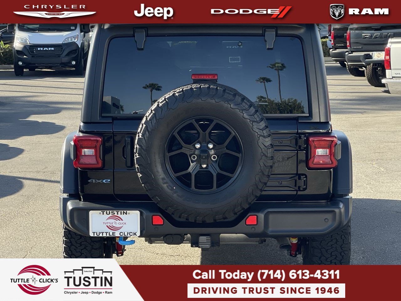 Used 2024 Black Clearcoat Jeep Willys image 5