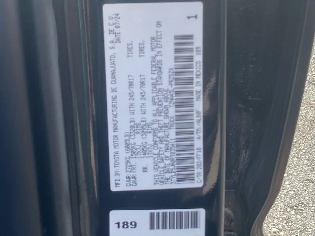 Used 2024 Black Toyota SR5 image 37