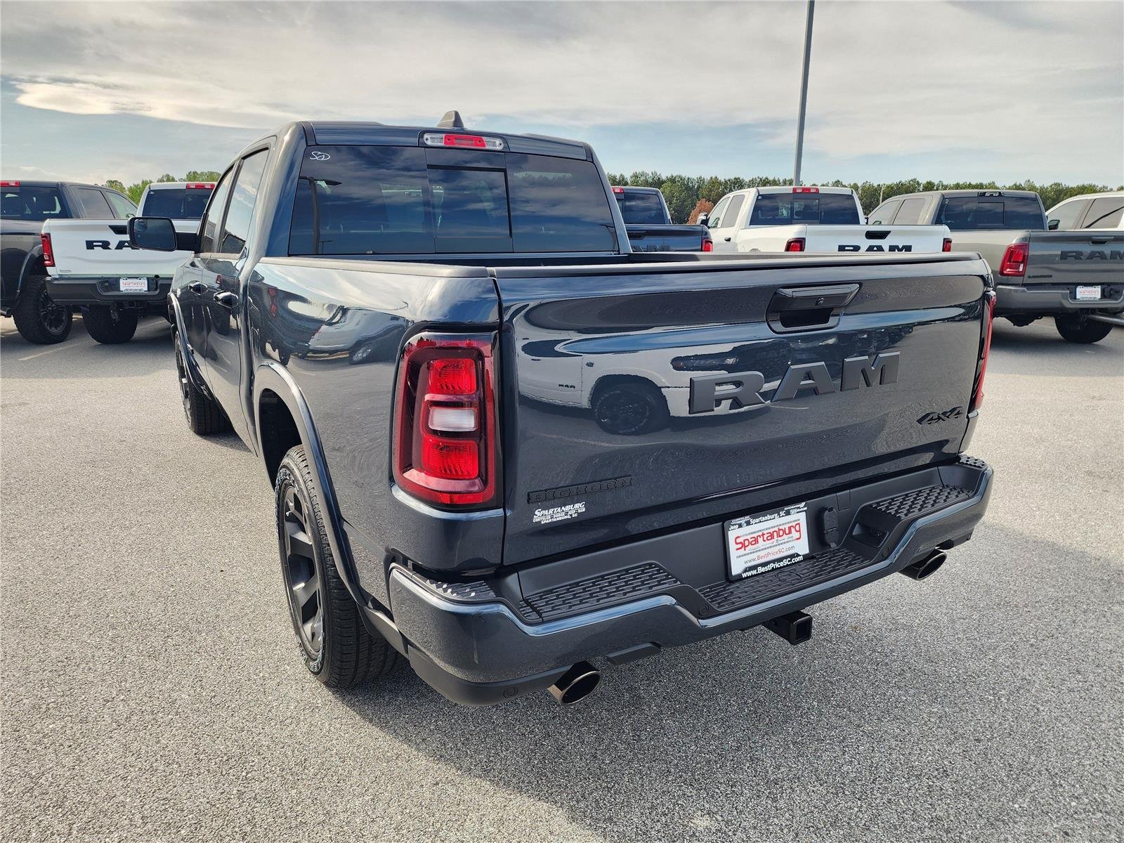 New 2026 Forged Blue Metallic Exterior Paint RAM Big Horn image 4