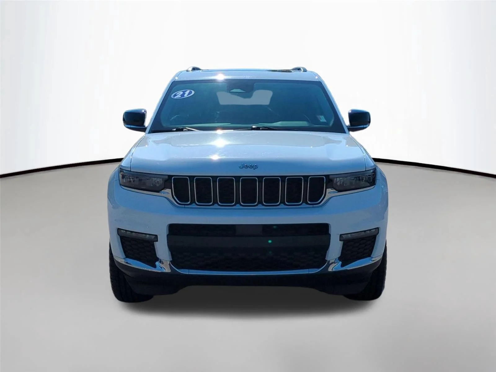 Used 2021 Bright White Clearcoat Jeep Limited image 8