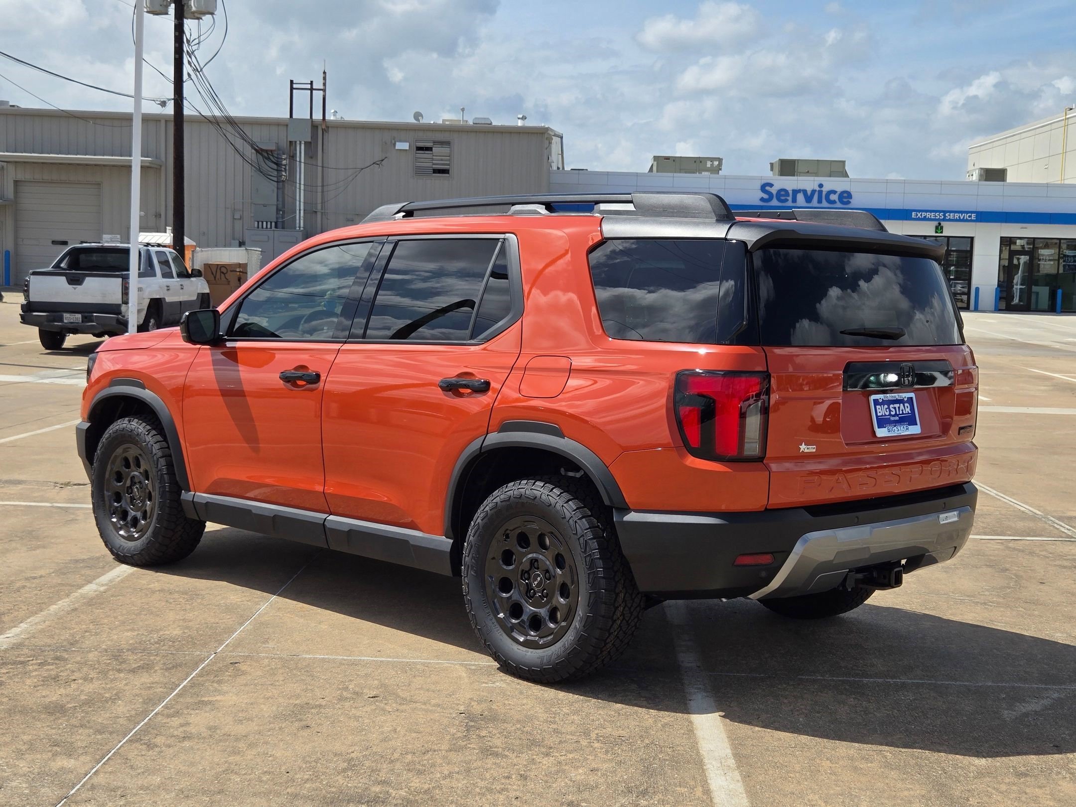 New 2026 Sunset Orange Honda TrailSport Elite Blackout image 6