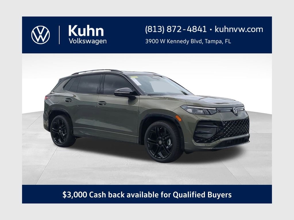New 2026 Green Volkswagen 2.0T SE R-Line Black image 1