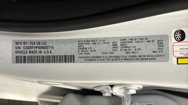 Used 2025 Ivory White Ram Limited image 29