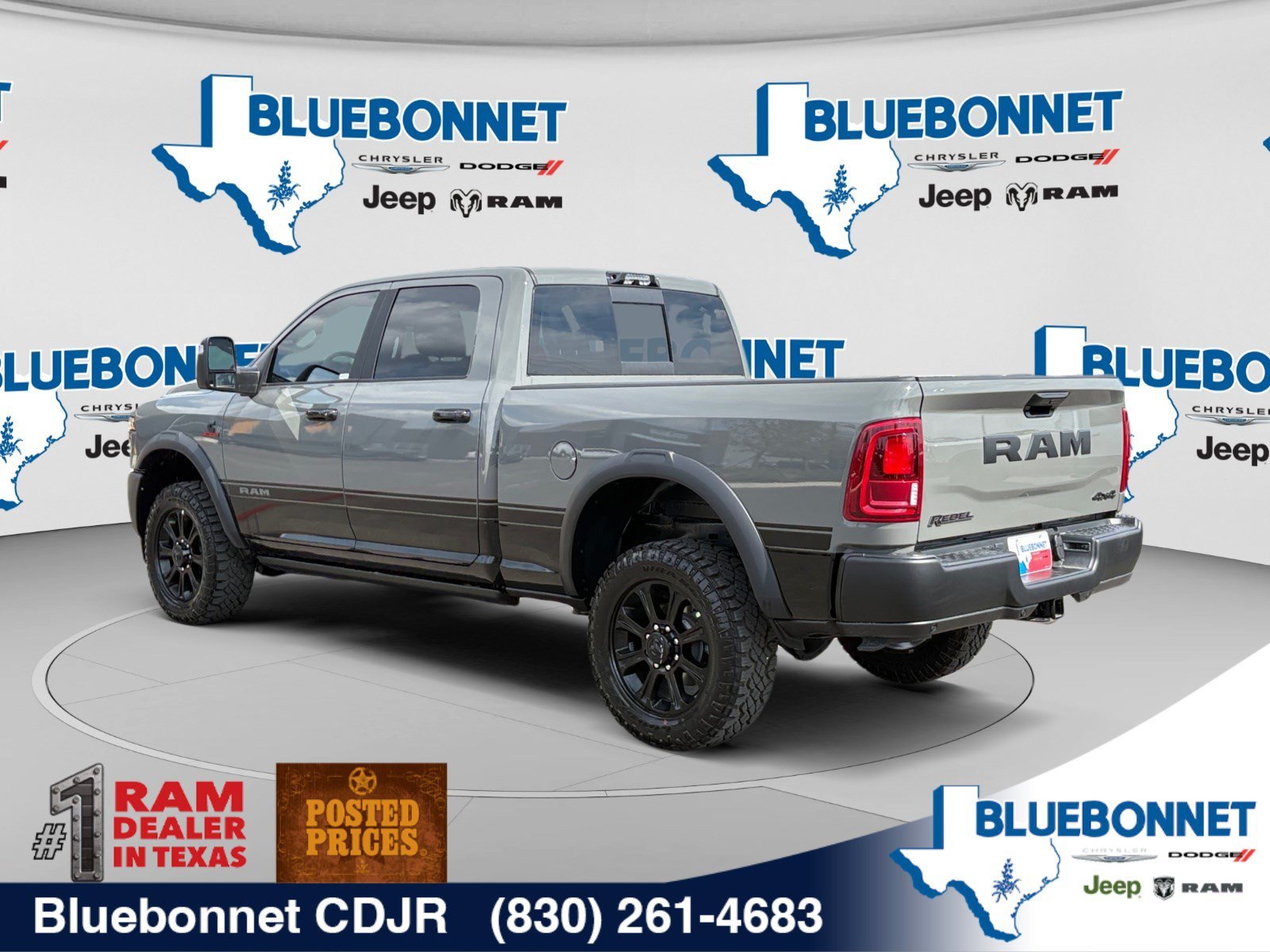 New 2027 Ceramic Gray Clear-Coat Paint RAM Rebel image 7