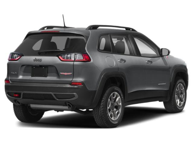 Used 2021 Bright White Clearcoat Jeep Trailhawk image 3