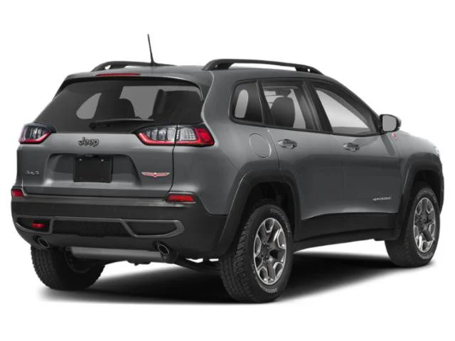 Used 2021 Bright White Clearcoat Jeep Trailhawk image 3