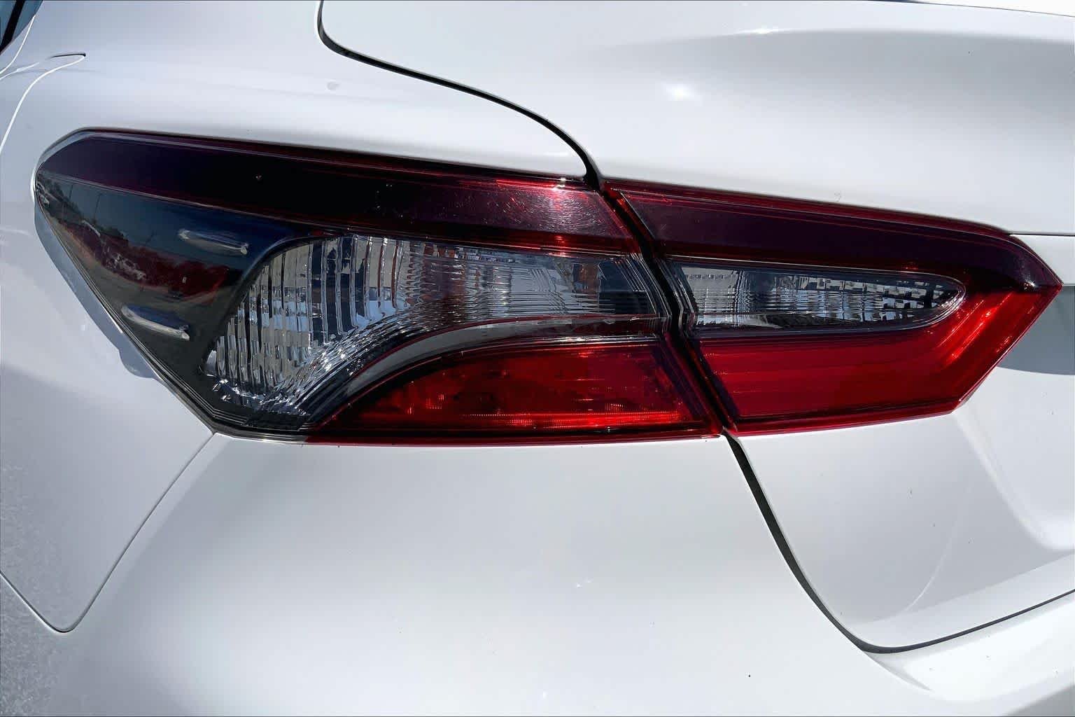Used 2021 Super White Toyota LE image 28