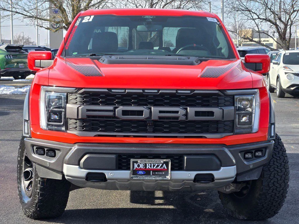 Used 2021 Orange Ford Raptor image 3