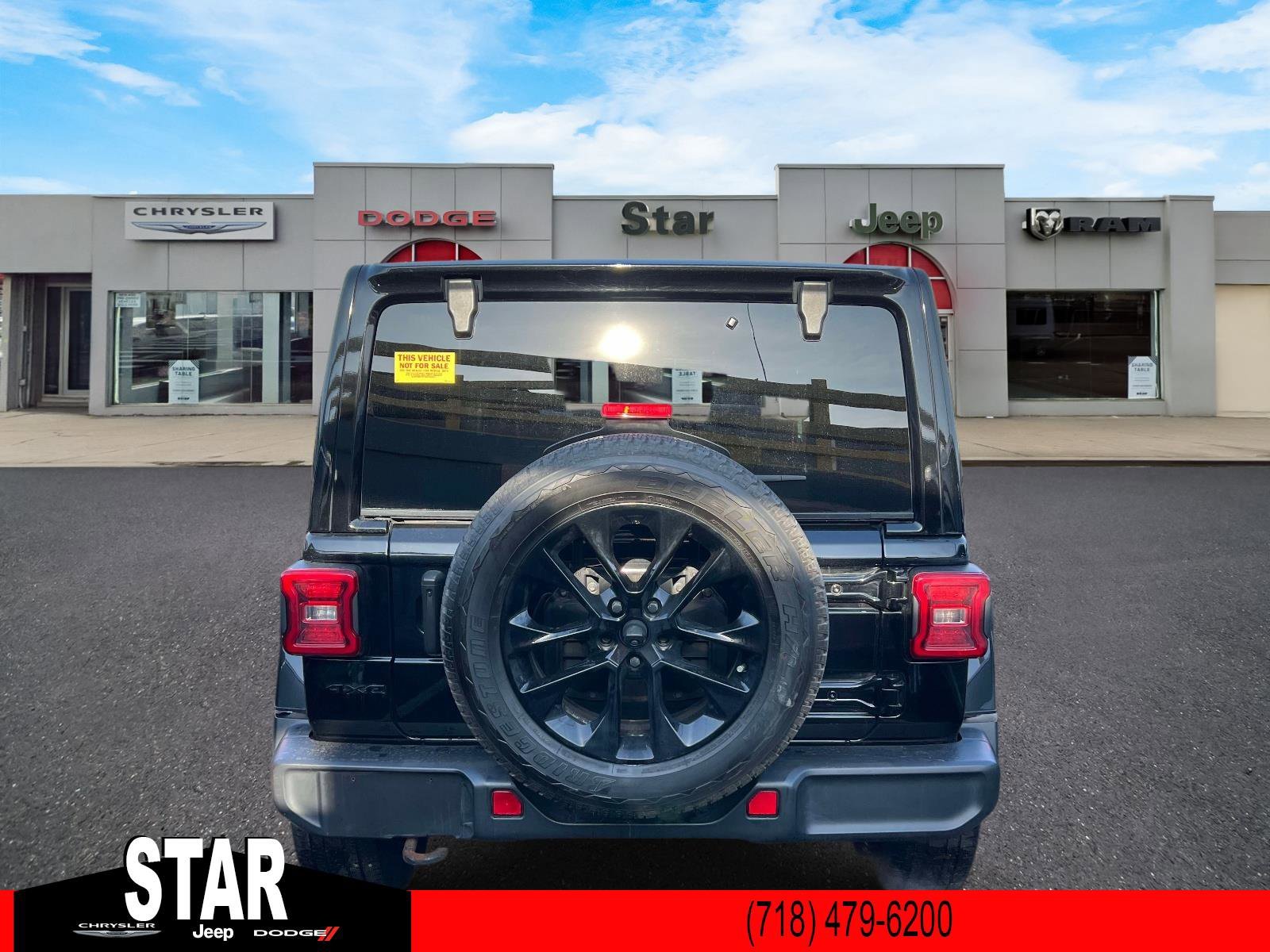 Used 2023 Black Clearcoat Jeep Sahara image 5