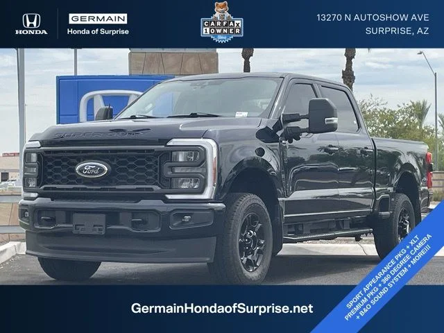Used 2023 Antimatter Blue Metallic Ford XLT image 1