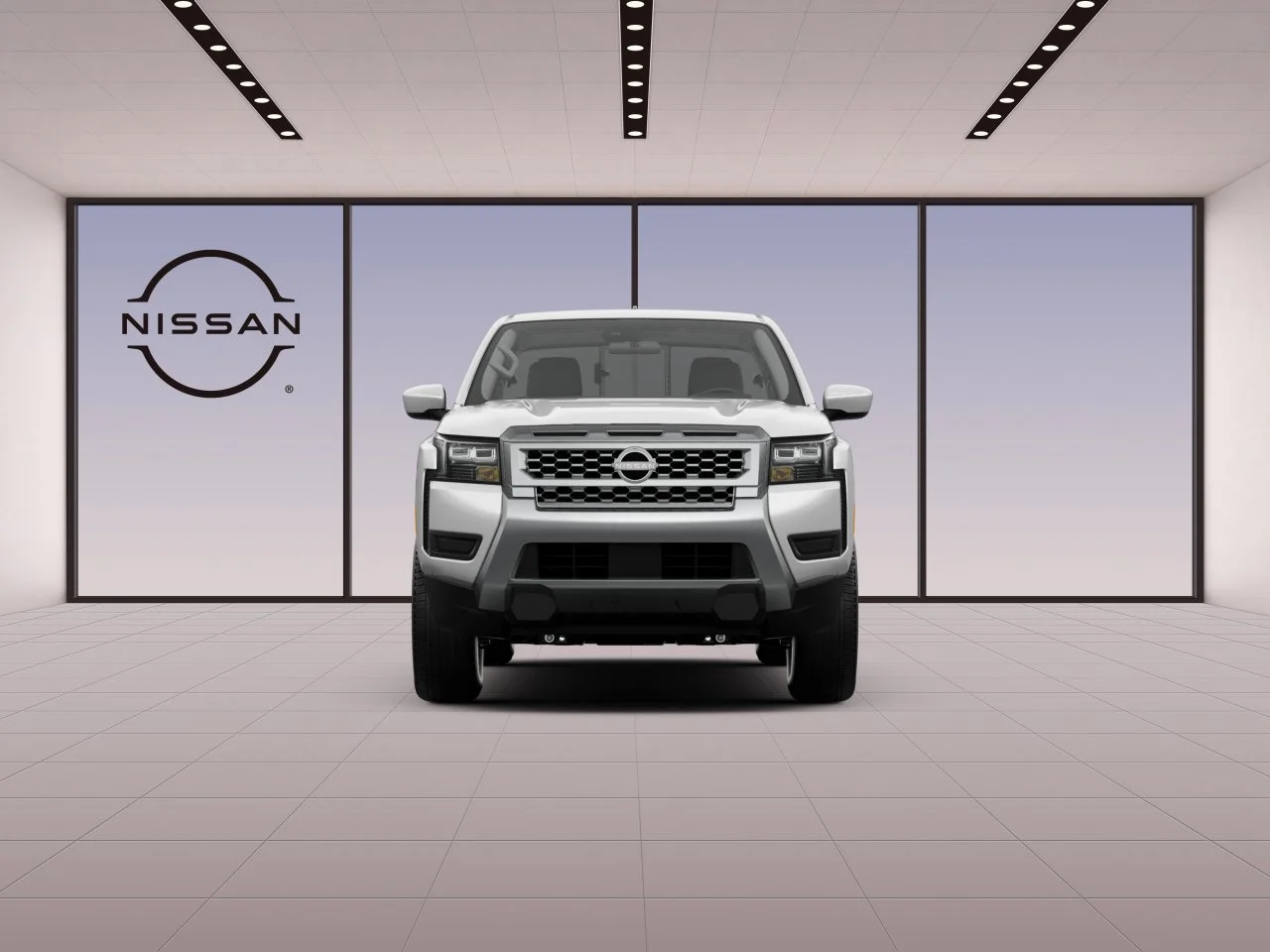 New 2026 Glacier White Nissan Crew Cab SV Long Bed image 2