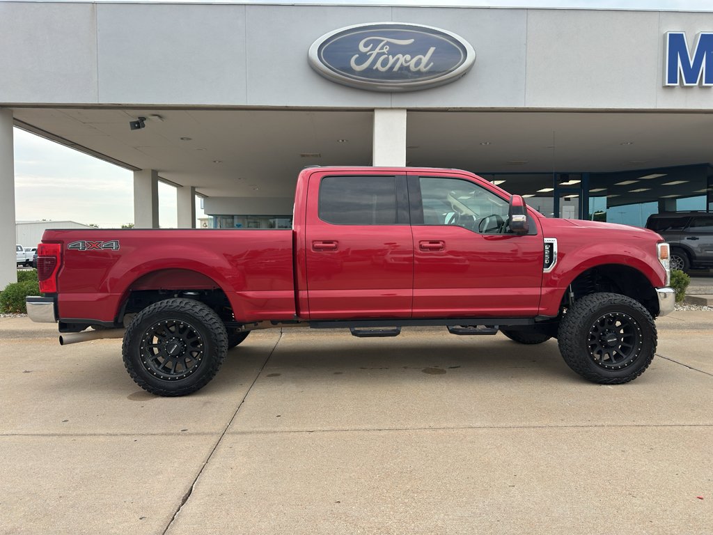 Used 2021 Rapid Red Metallic Tinted Clearcoat Ford LARIAT image 4