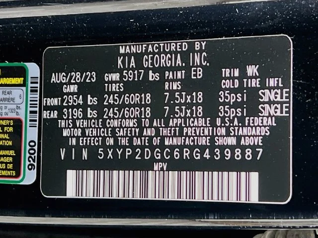 Used 2024 Black Kia LX image 18