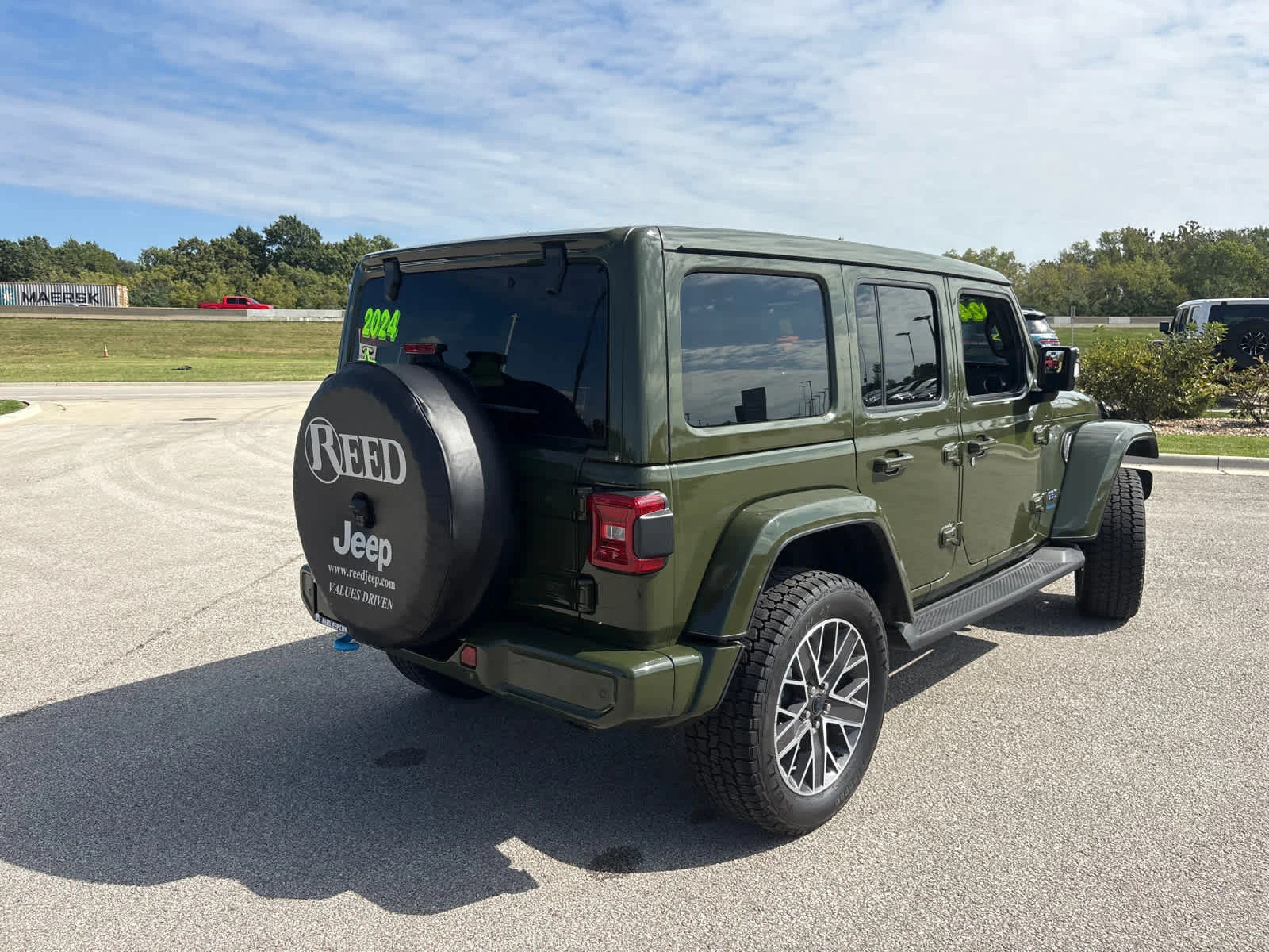 Used 2024 Sarge Green Clearcoat Jeep High Altitude image 10