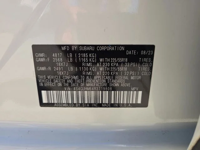 Used 2024 White Subaru Limited image 30