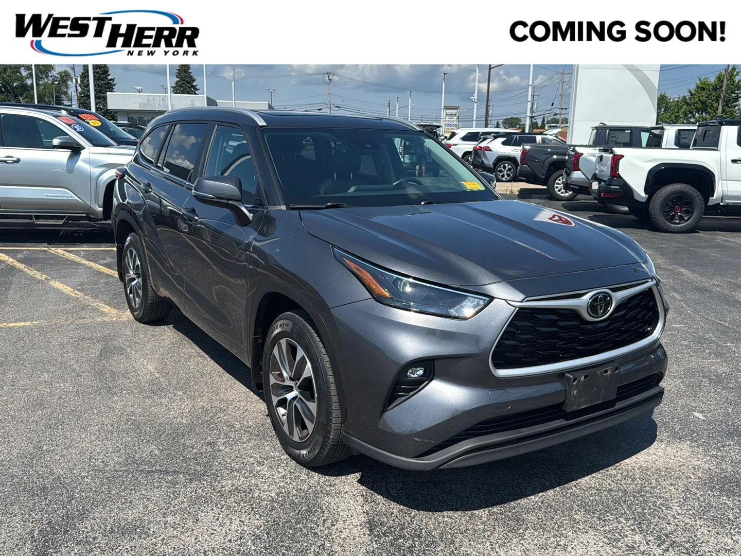 Used 2023 Magnetic Gray Metallic Toyota XLE image 1