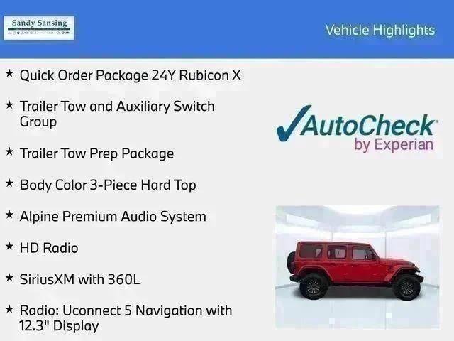 New 2026 Firecracker Red Clear-Coat Exterior Paint Jeep Rubicon image 7