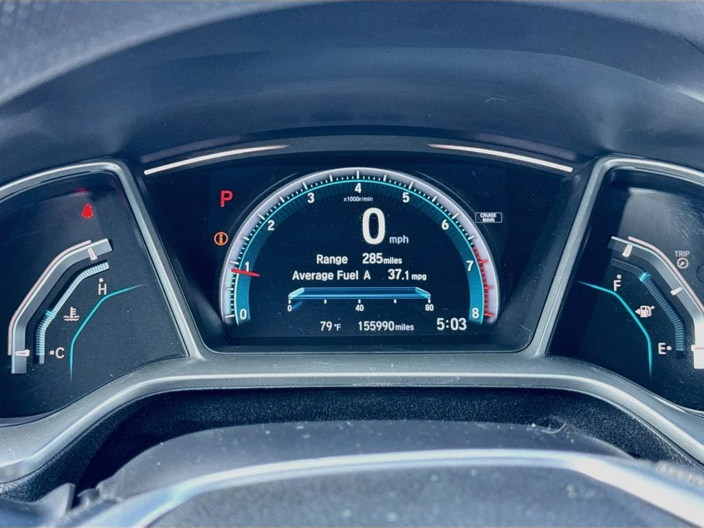 Used 2018 Blue Honda EX image 14