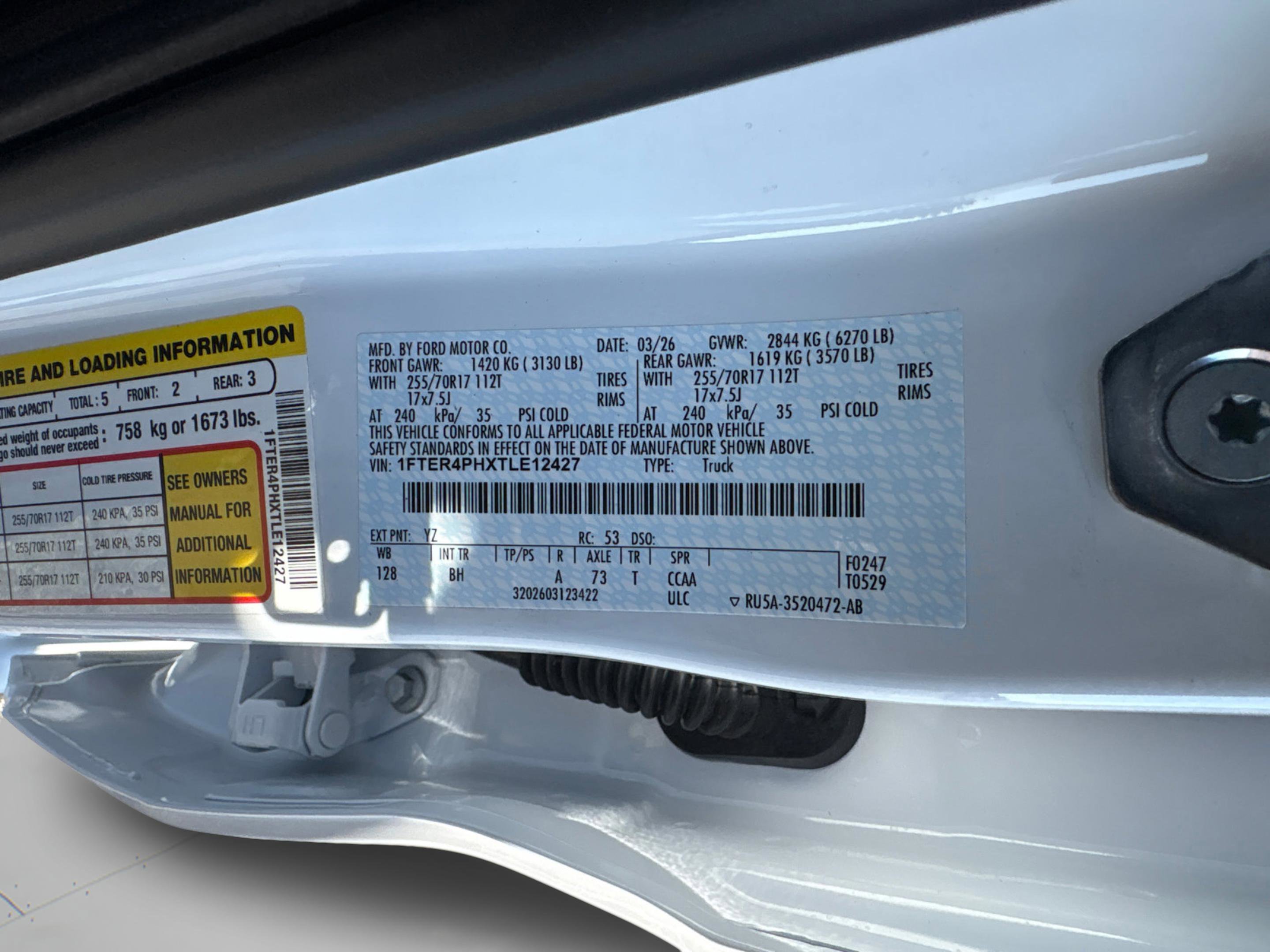 New 2026 Oxford White Ford XL image 28