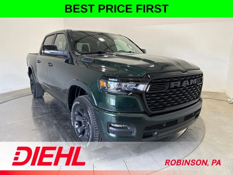 New 2026 Serrano Green Metallic RAM Big Horn/Lone Star image 1