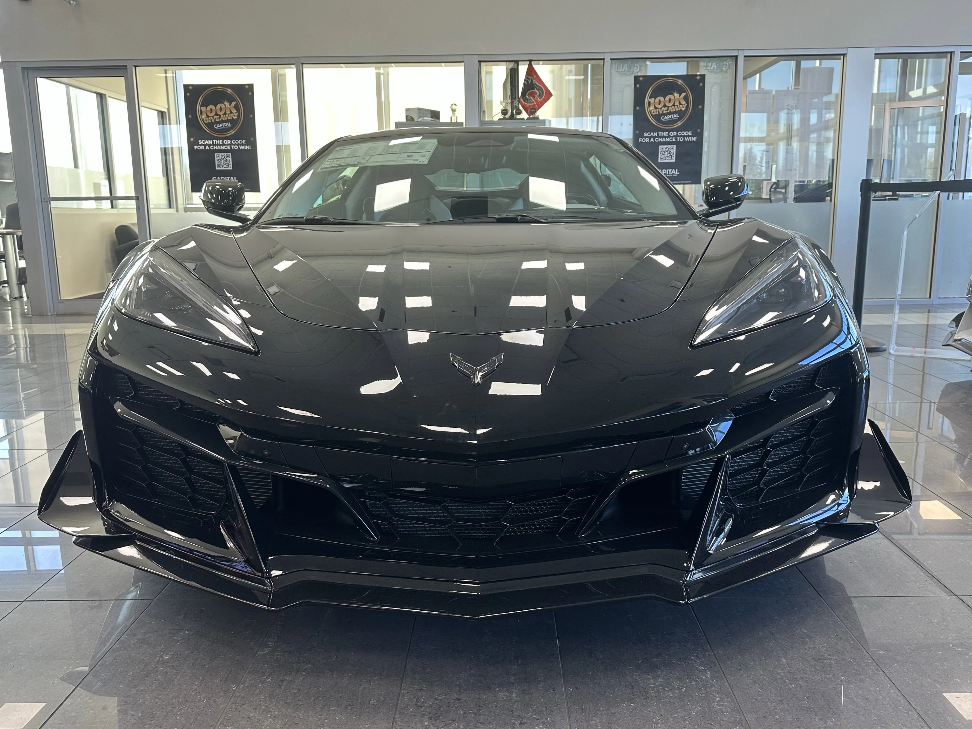 New 2026 Black Chevrolet 3LZ Z06 image 2