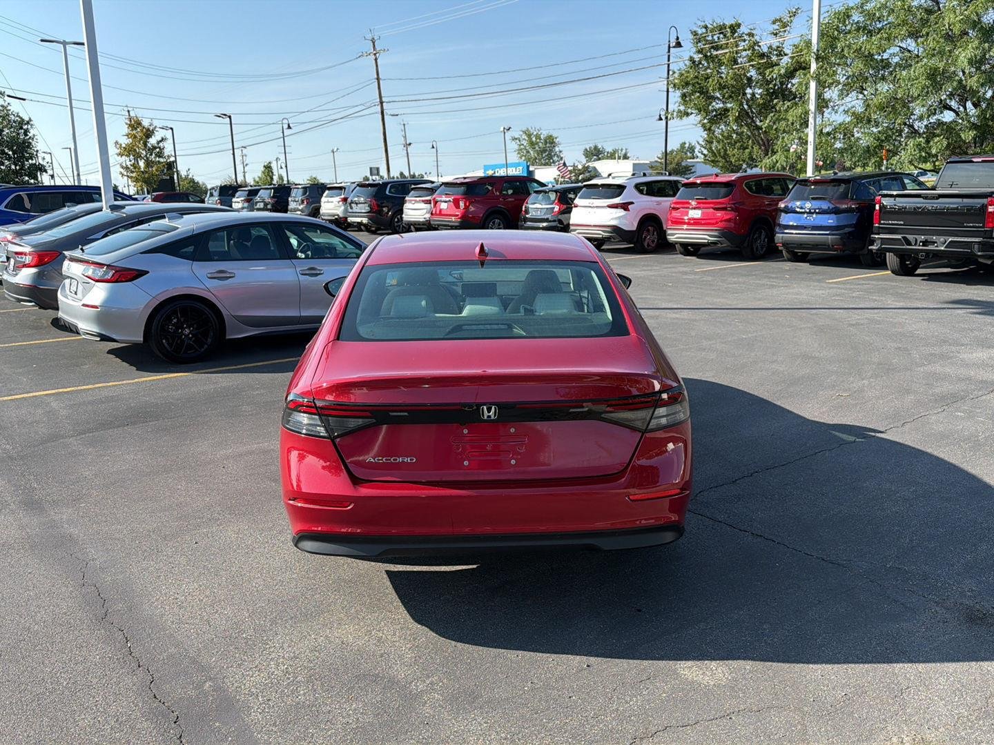 Used 2023 Radiant Red Metallic Honda LX image 6