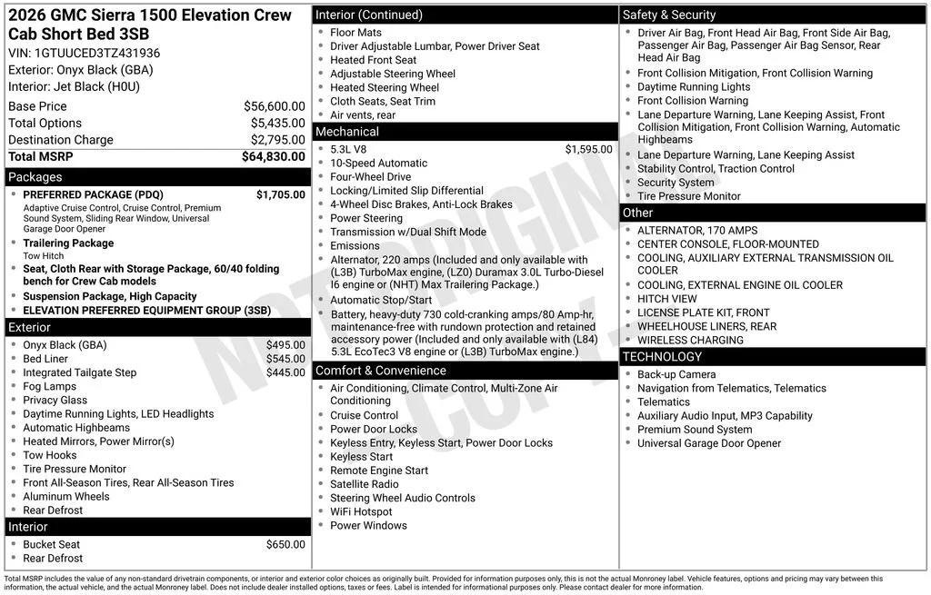 2026 GMC Sierra 1500 Elevation - Photo 5