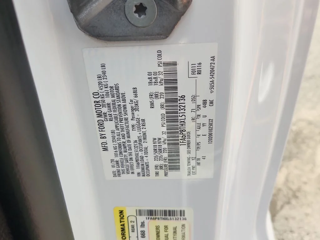 Used 2020 White Ford EcoBoost Premium image 18