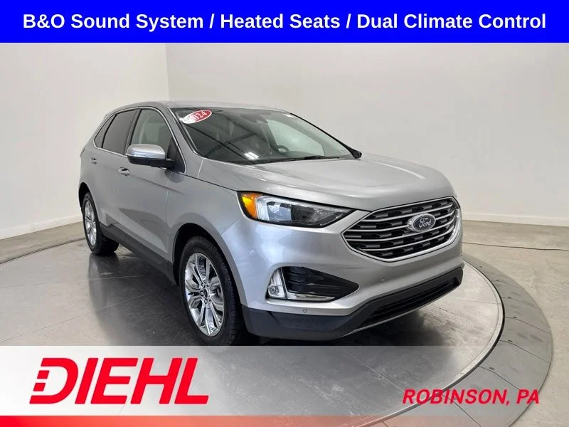Certified Used 2024 Silver Ford Titanium image 1