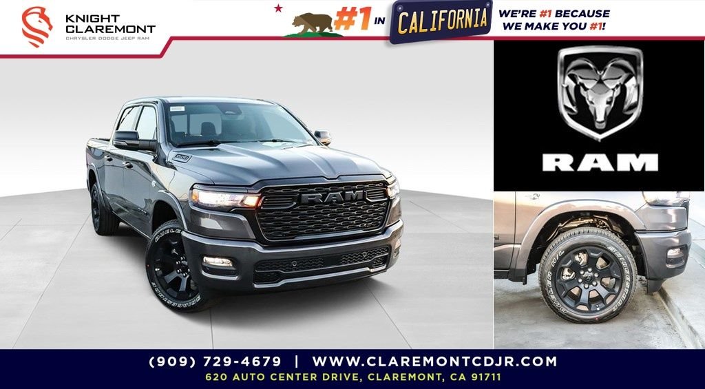New 2026 Crystal Metallic Ram Big Horn/Lone Star image 1