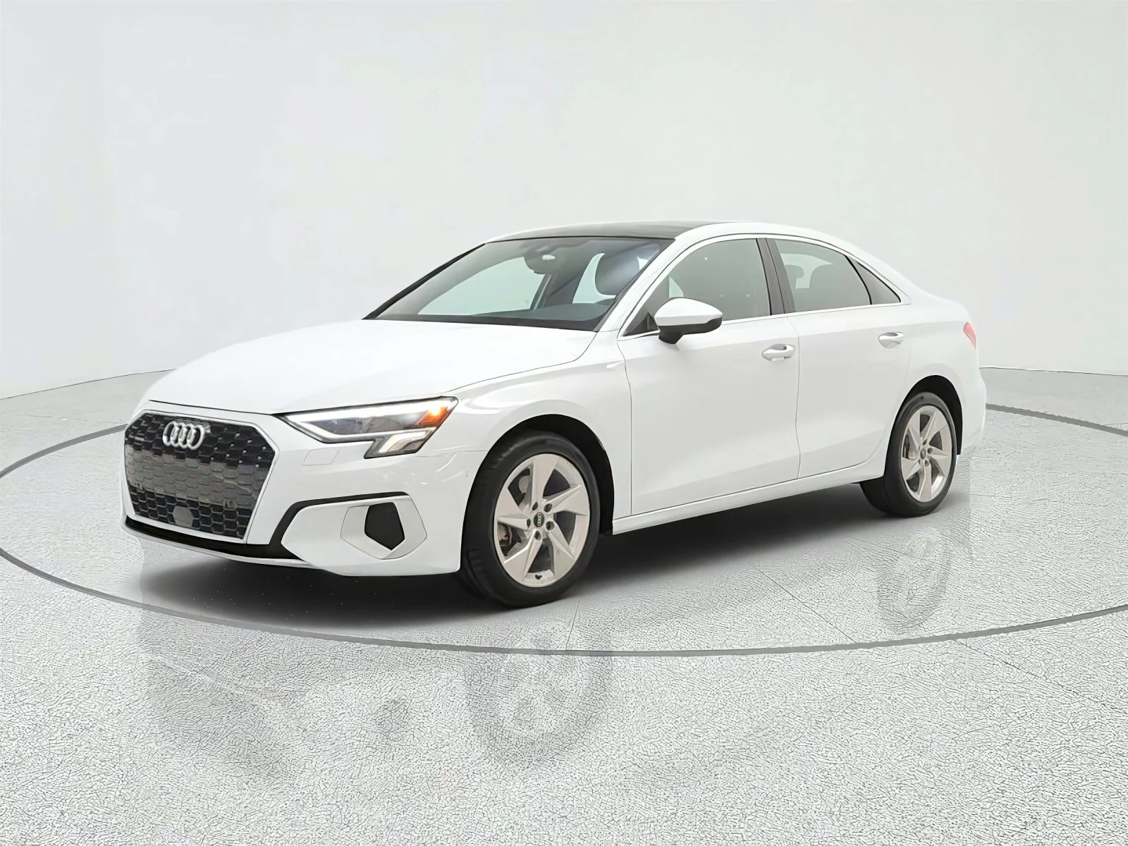 Used 2023 Glacier White Metallic Audi Premium image 1
