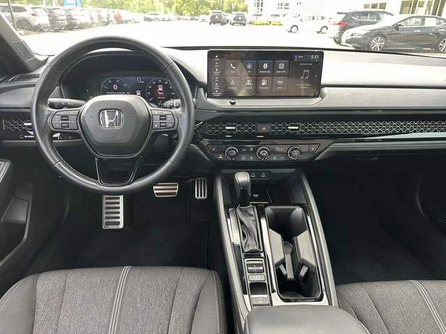 Certified Used 2025 Platinum White Pearl Honda HYBRID SPORT image 13