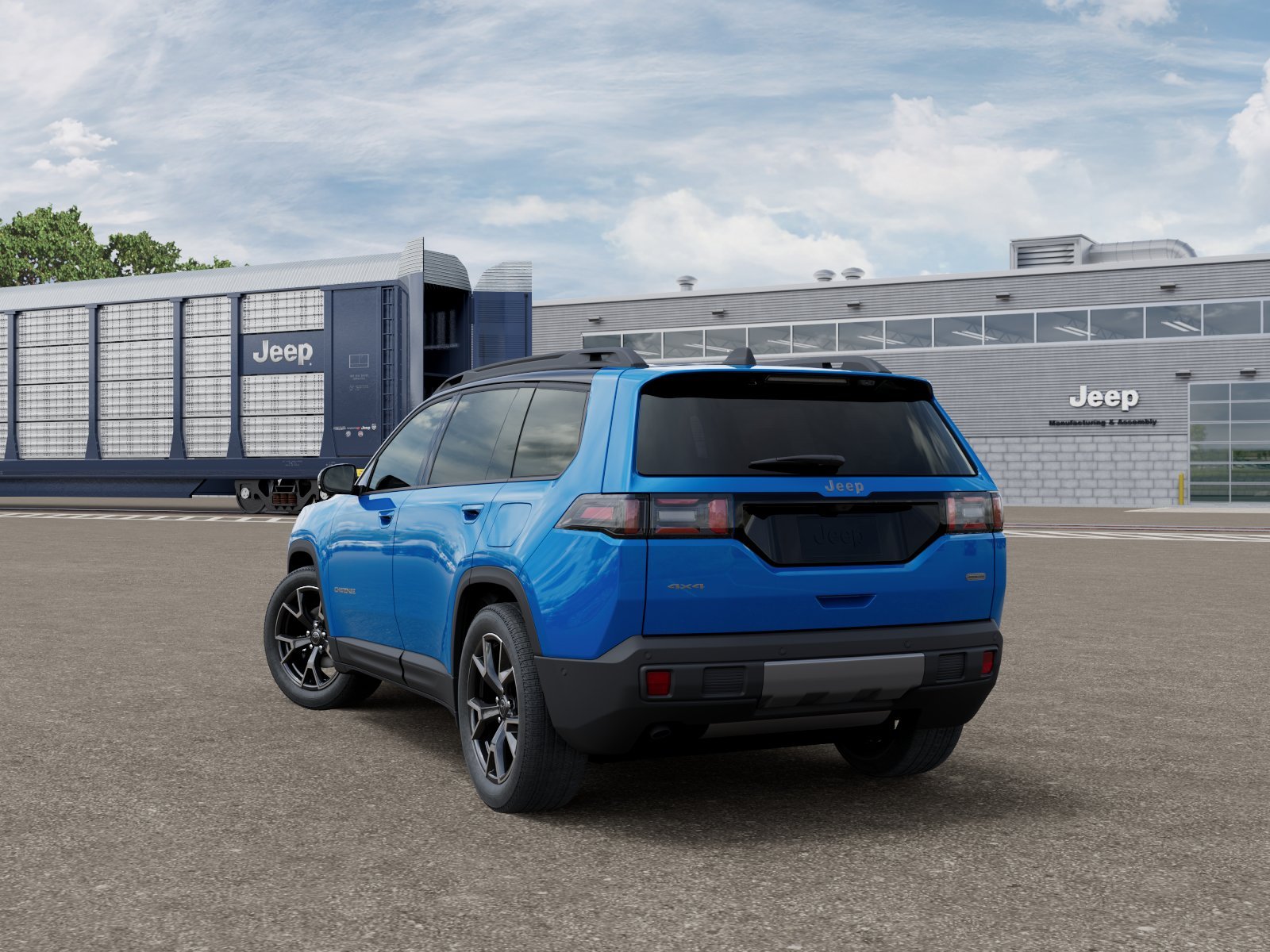 New 2026 Hydro Blue Pearl-Coat Exterior Paint Jeep Overland image 12