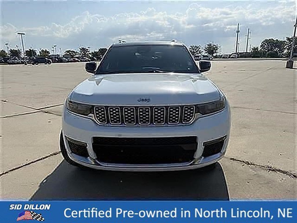 Used 2022 Bright White Clear Coat Jeep Summit Reserve image 4
