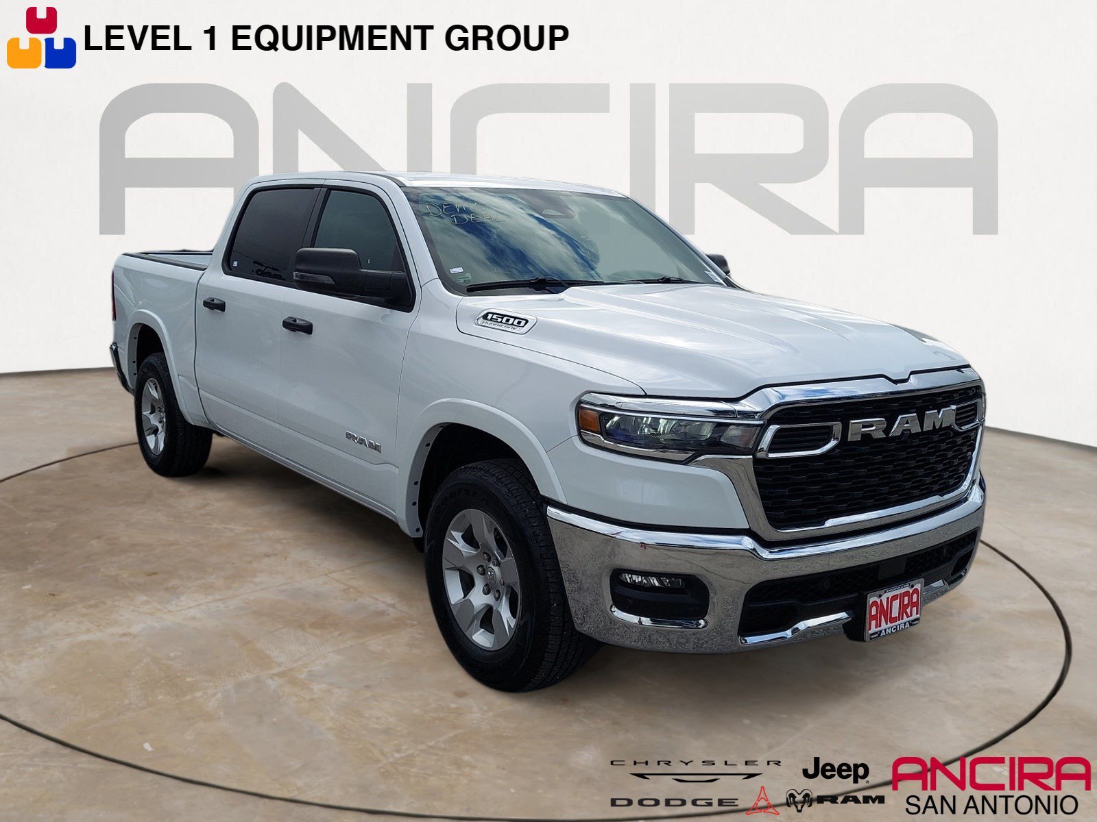 New 2026 Bright White Clearcoat RAM Lone Star image 1
