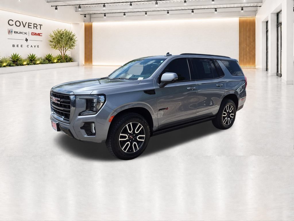 Used 2022 Satin Steel Metallic GMC AT4 image 4