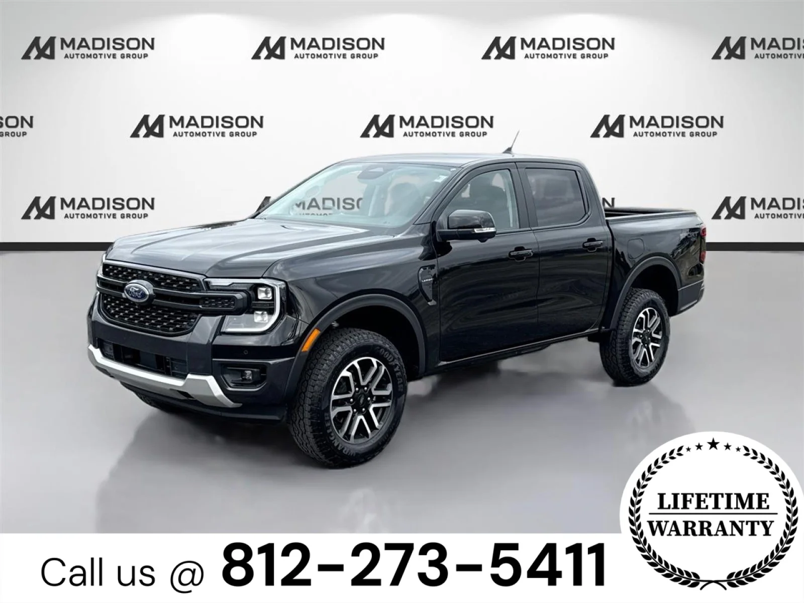 New 2025 Shadow Black Ford LARIAT® image 1