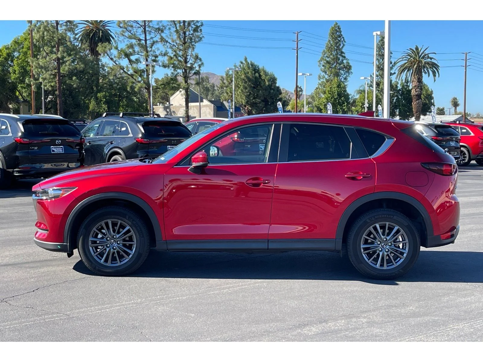 Used 2020 SOUL RED CRYSTAL Mazda Touring image 3