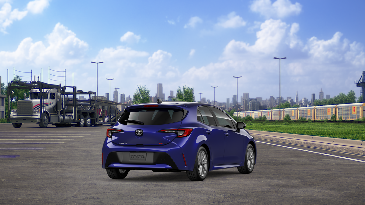 New 2026 Blue Crush Metallic Toyota SE image 9